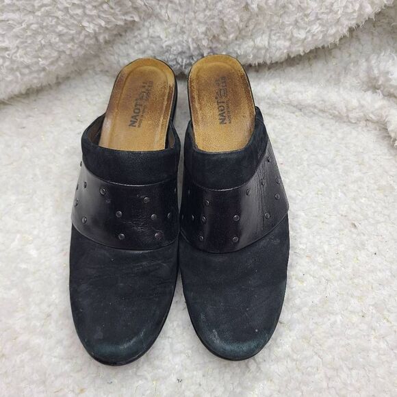 Naot Appeal Studded Suede Leather Mule sz 41 - Picture 4 of 14